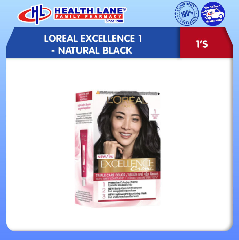 LOREAL EXCELLENCE 1- NAT BLACK